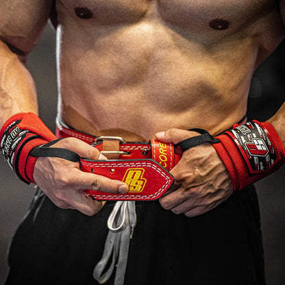 Weight Lifting Leather Belt Body Fitness.