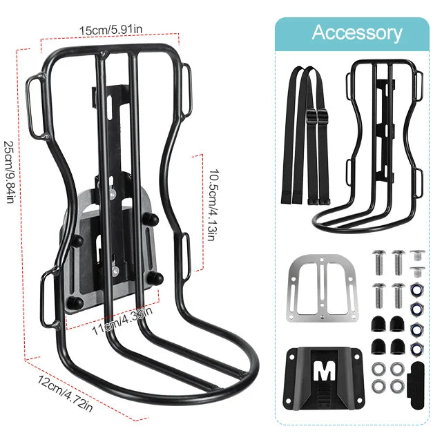 Aluminum Alloy Front Rack  Luggage Rack.
