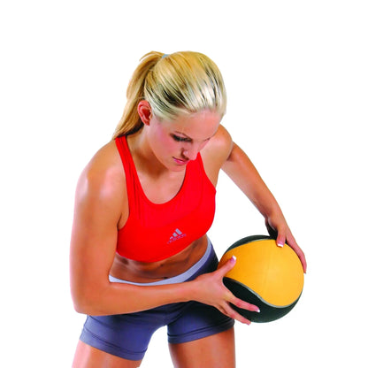 Barbell Rubber Medicine Ball, Weighted Exercise.