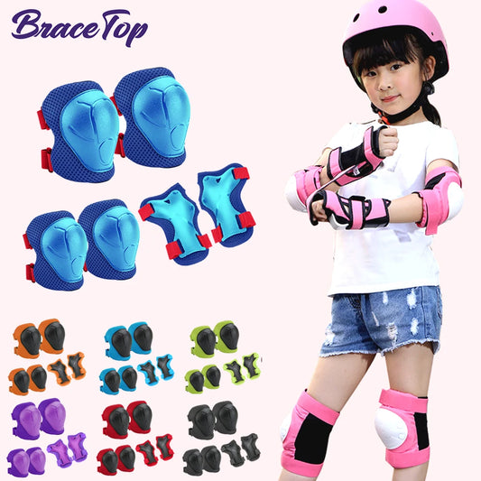 Kids Knee Elbow Pads Protective Gear Age 3-7.