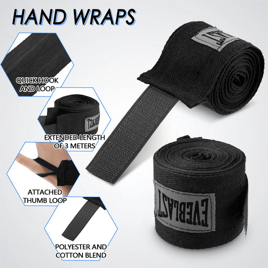 Cotton Boxing Bandages  Soft & Elastic Hand Wraps.