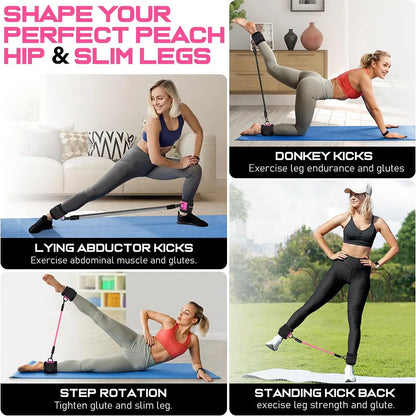 Cable Ankle Straps Double D-Ring Ankle Cuffs.