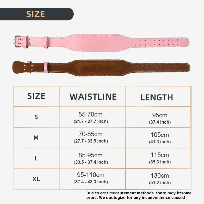 Weight , Workout Belt For Women 10.5cm Width.