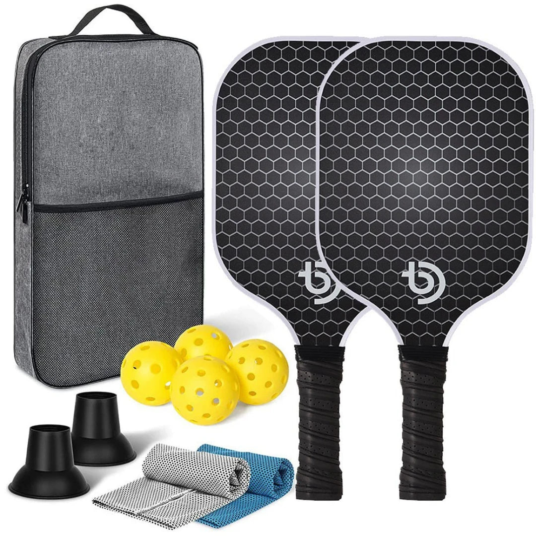 Pickleball Paddles Set-Graphite Glass Fiber USAPA Approved.