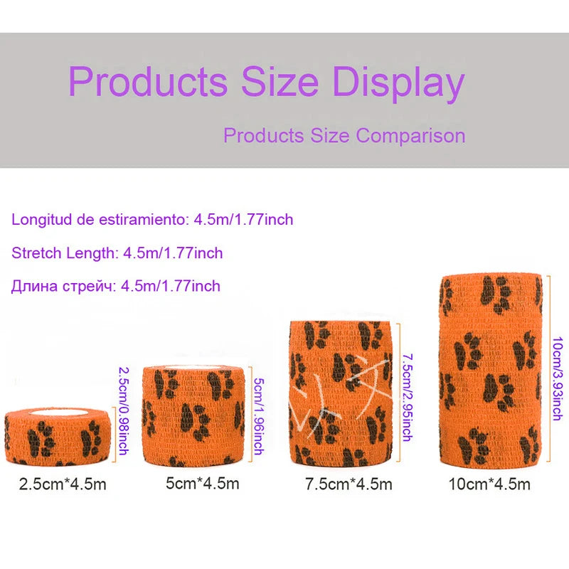 Animal Pattern Printed Self Adhesive Tape & Rap Bandage.