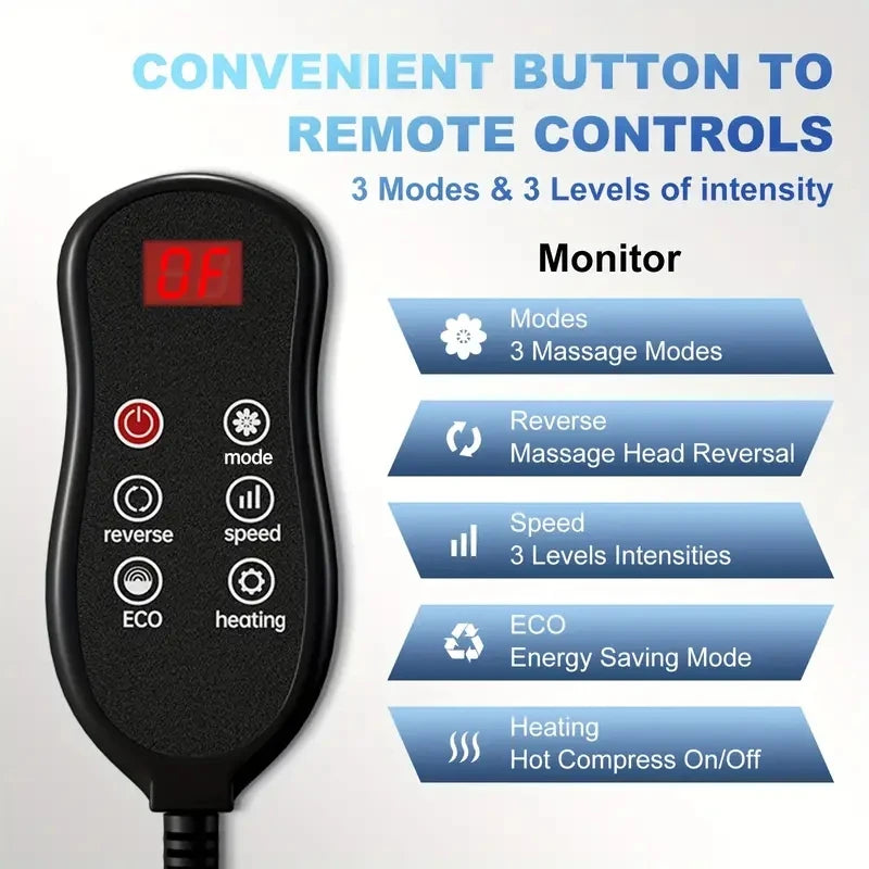 Big Electric Foot Massager Hot  Kneading   Muscle