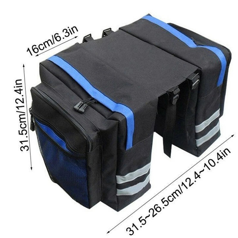 Bicycle Carrier Bag Rear Rack Bike Trunk Bag Luggage.