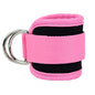 Gym Ankle Straps Double D-Ring Neoprene Padded.