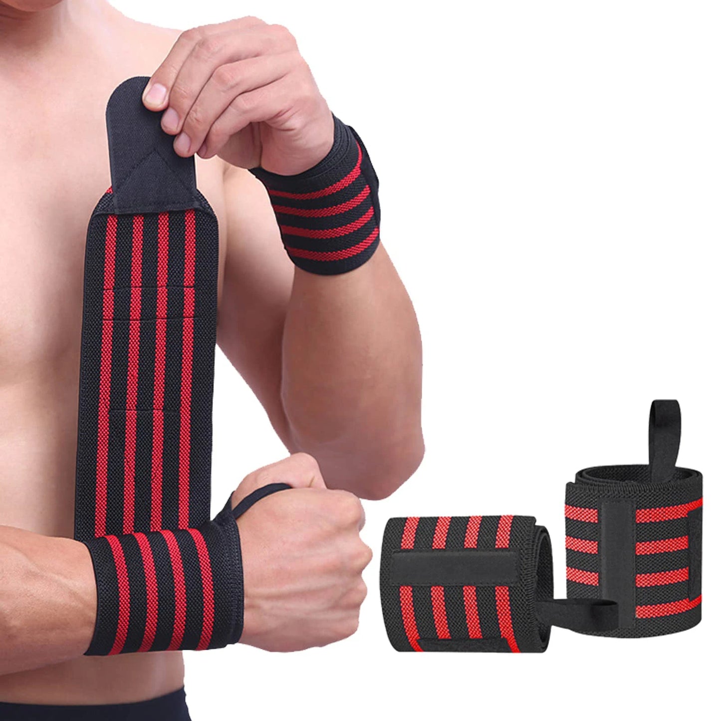 Wrist Wraps Weight Lifting Gym Wrist Straps.