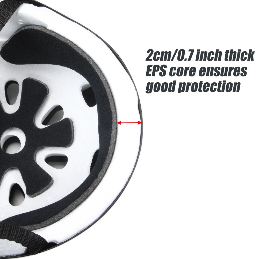 7Pcs/Set Girls Boys 3-10yrs Kids Bike Helmet.