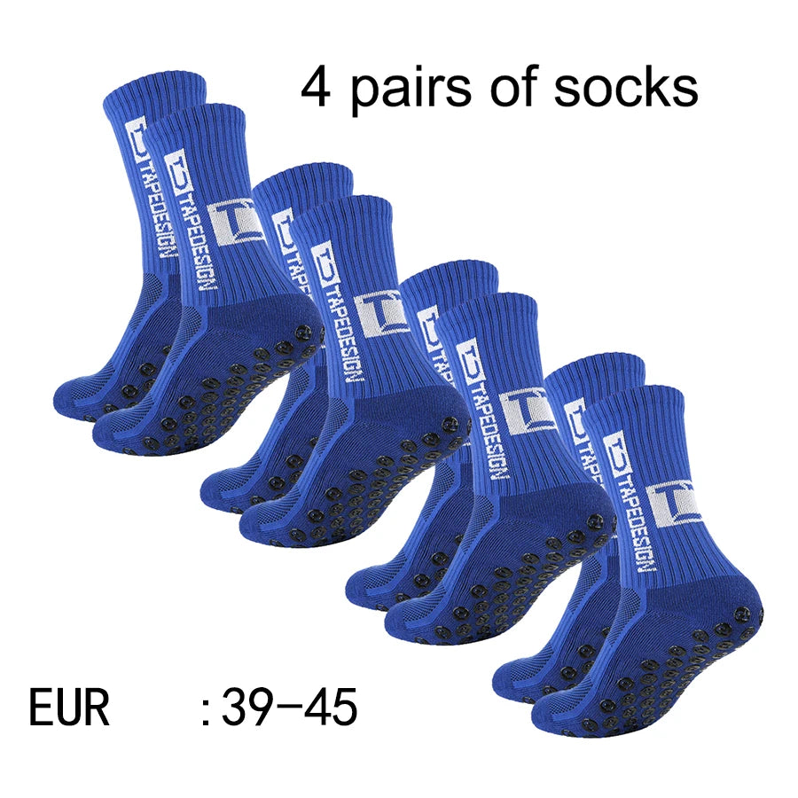 4 pairs of new mid tube socks nonslip.
