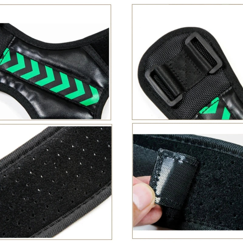 Back Corrector Adjustable Neck Brace Training Equipment.