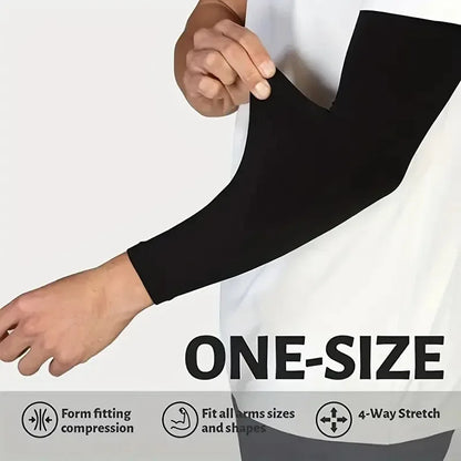3 Pair of Breathable Sun Protection Sports Sleeves.