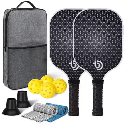 Pickleball Paddles Set-Graphite Glass Fiber USAPA Approved.