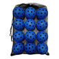 12pcs Pickleball Durable 40 Holes Outdoor Pickleballs.