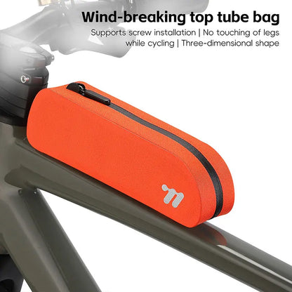Waterproof Bicycle Top Tube Bag With Bolt and Belt.