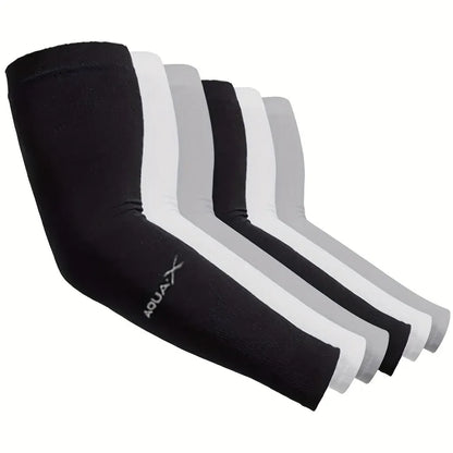 3 Pair of Breathable Sun Protection Sports Sleeves.