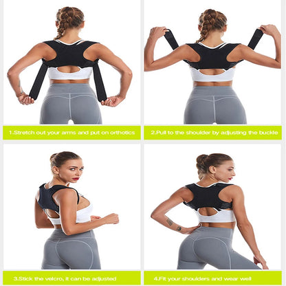 Adjustable Corrector Medical Back Brace Shoulder Prevention