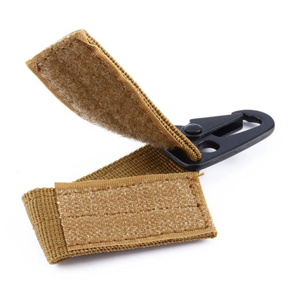 Tactical Hanging Buckle Nylon Webbing Carabiner Belt.