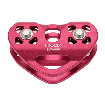 Trolley Pulley with Ball Bearing Climbing  Zipline Cable .