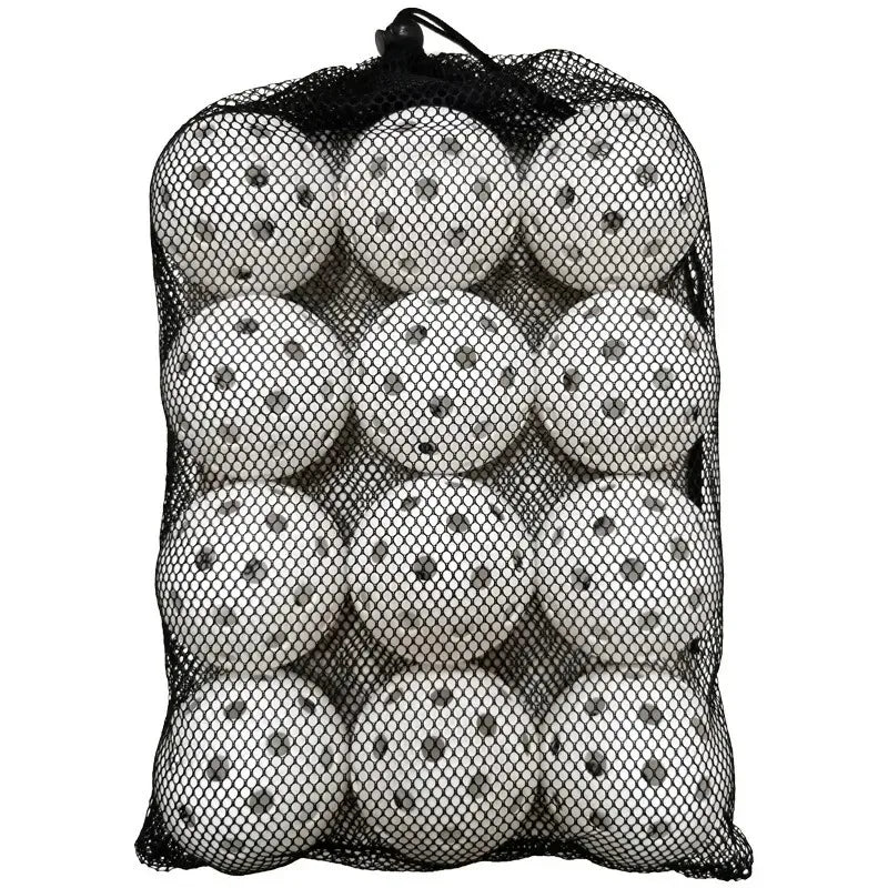 12pcs Pickleball Durable 40 Holes Outdoor Pickleballs.