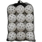 12pcs Pickleball Durable 40 Holes Outdoor Pickleballs.