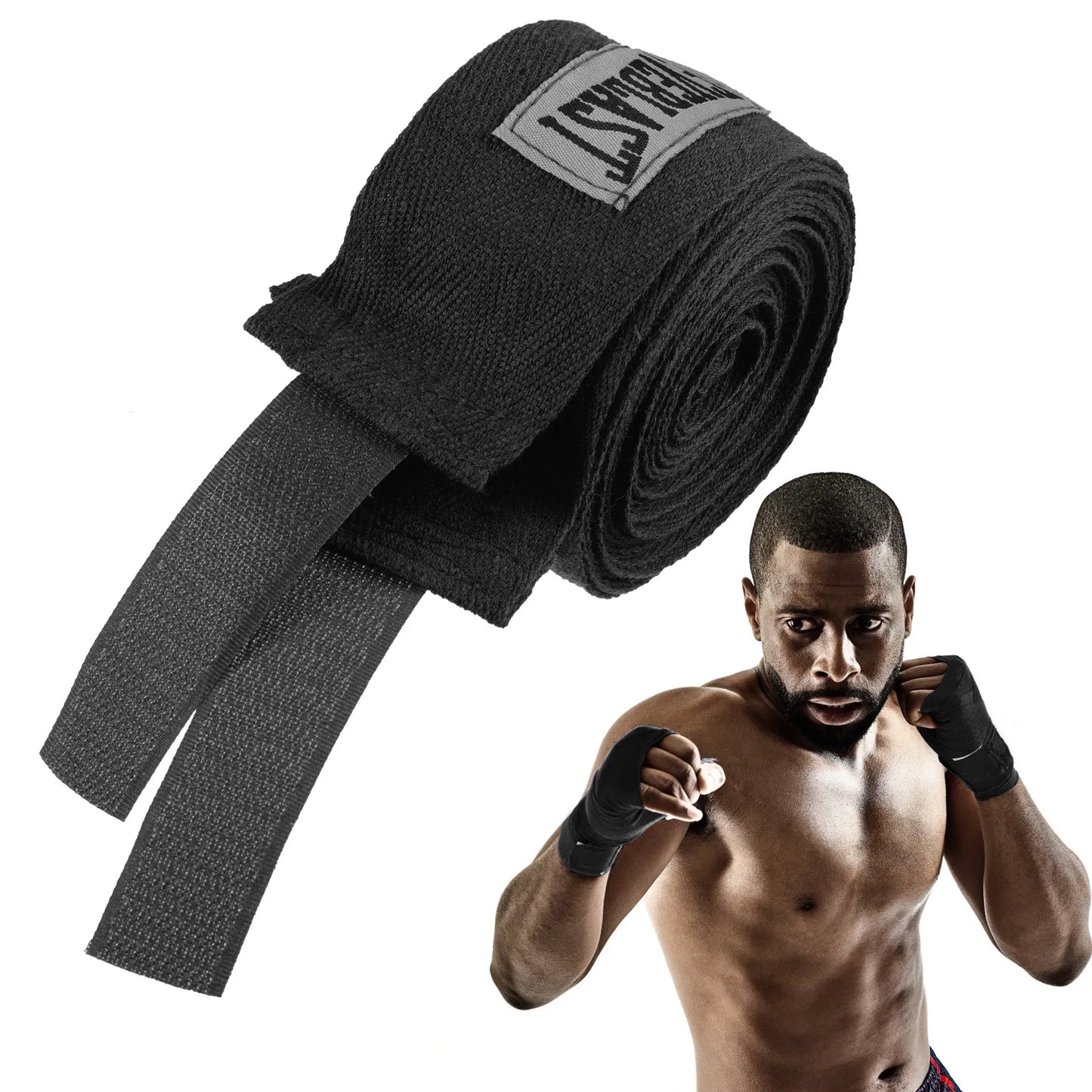 Cotton Boxing Bandages  Soft & Elastic Hand Wraps.