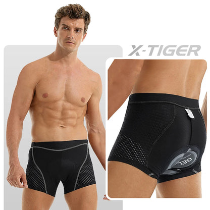 Cushioned Men's Cycling Shorts with 5D Gel