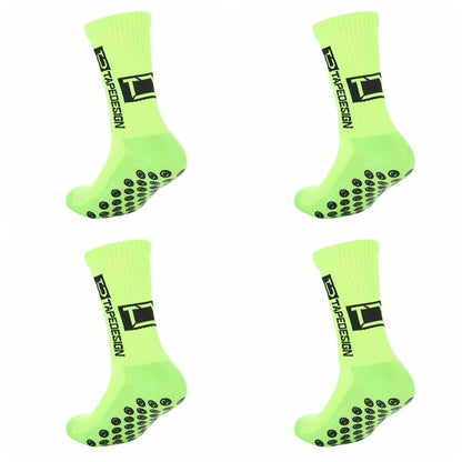 4 pairs of new mid tube socks nonslip.