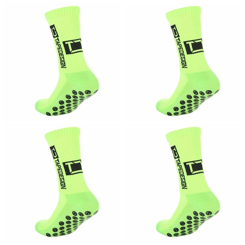 4 pairs of new mid tube socks nonslip.