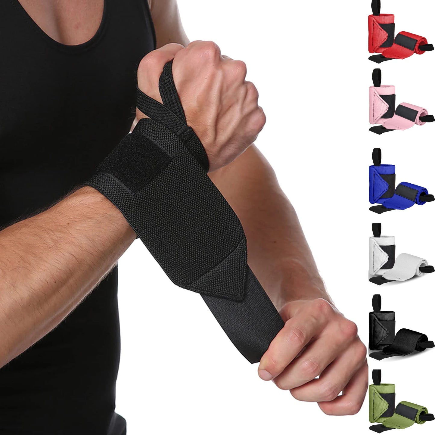 Wrist Wraps Weight Lifting Gym Wrist Straps.
