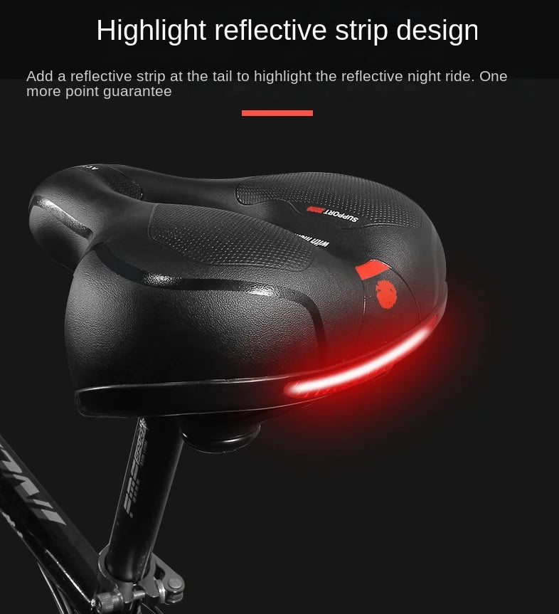 Hollow Breathable Bicycle Saddle Men Women.