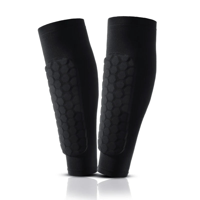 1Pcs Shin Guard Socks Compression Sleeves with Gel coat.