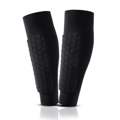 1Pcs Shin Guard Socks Compression Sleeves with Gel coat.