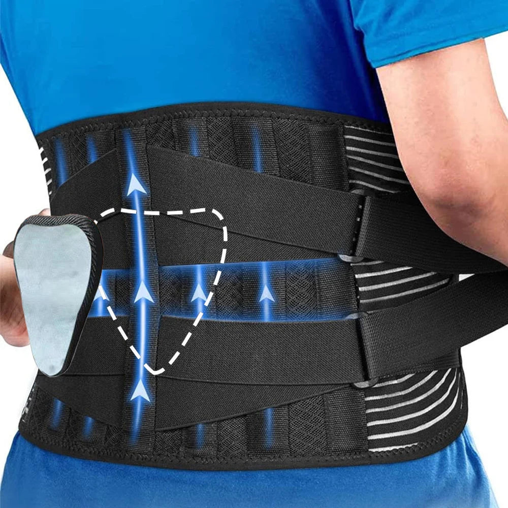 Double Pull Back Lumbar Support Belt Waist.
