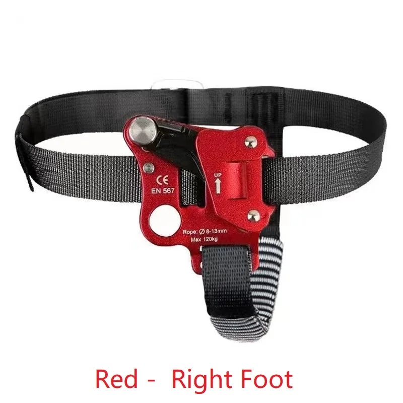 Foot Ascender Climbing Riser With Pedal Belt.