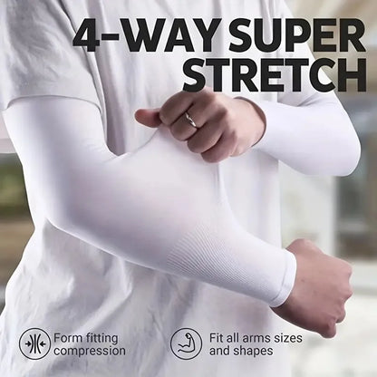 3 Pair of Breathable Sun Protection Sports Sleeves.