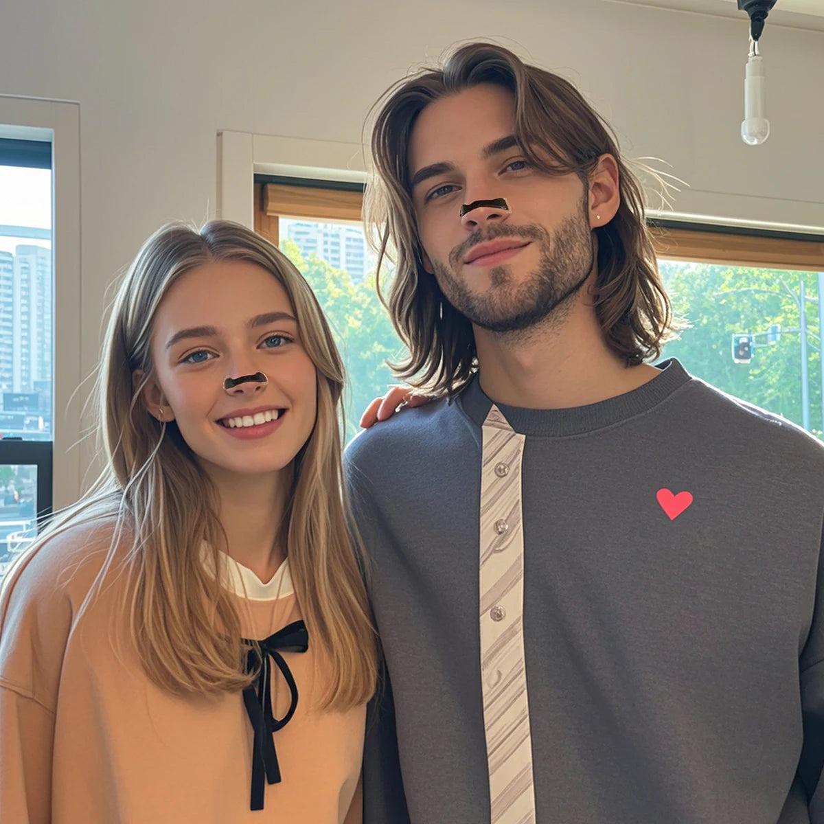 Magnetic Nose Bar Anti Sweat Grip Design.